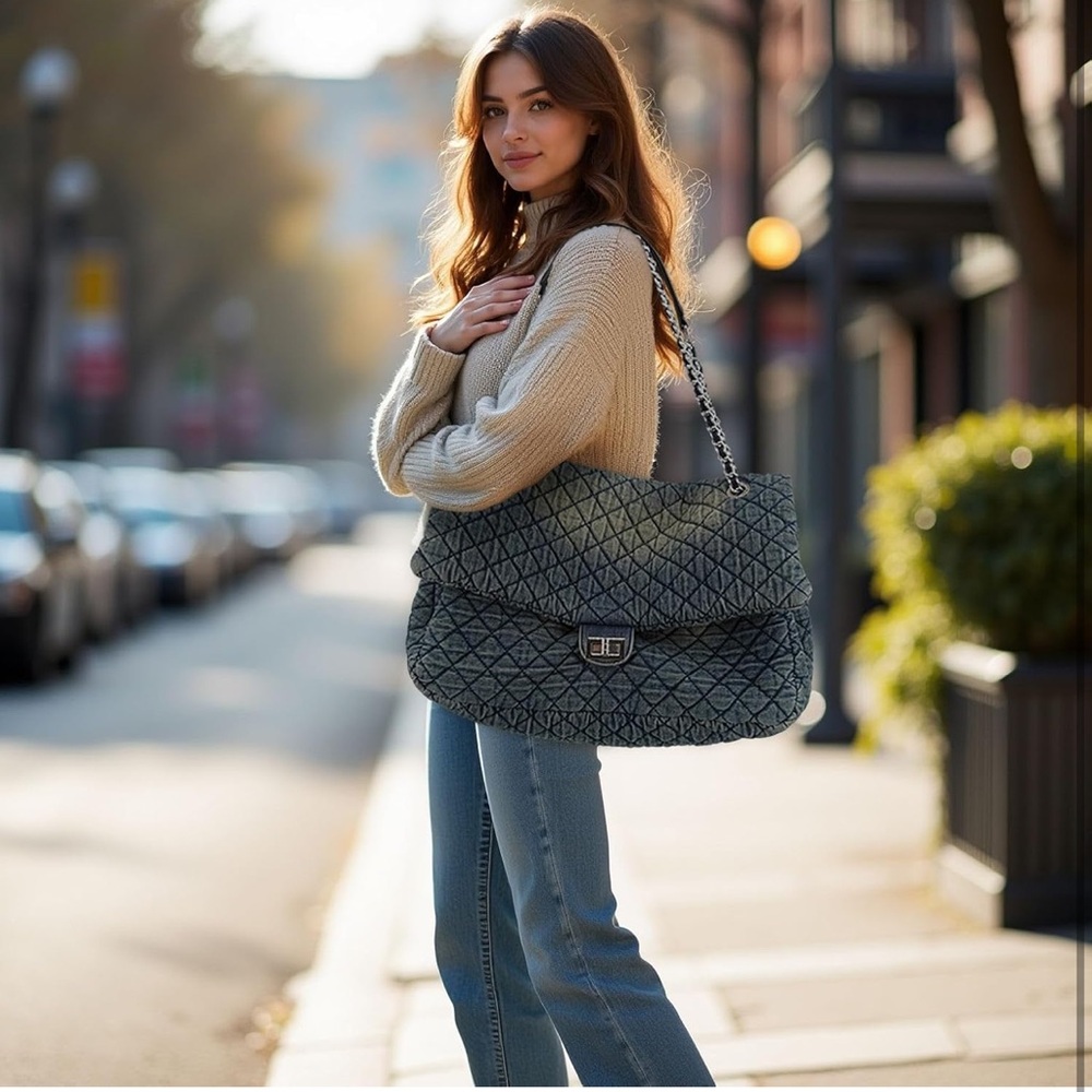 PARISIAN CHIC QUILTED BAG❤️🔥 - Picture 2 of 7